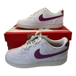 Nike Women's Court Vision Low Next Nature Cactus Flower Purple Low-Top, Size 10